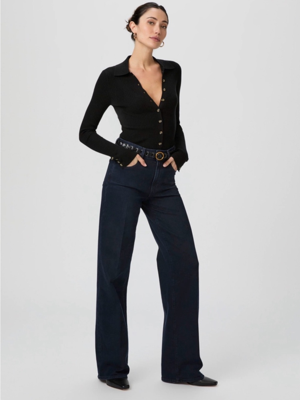 PAIGE Sasha Wide Leg Jeans Size 24